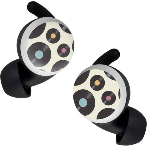 Colorful Records Google Pixel Buds Skin
